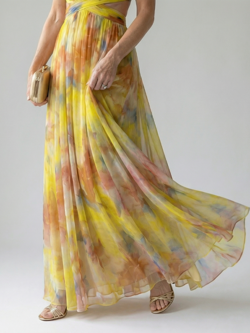 Megan™ | Tummy-Flattering Wrap Maxi Dress