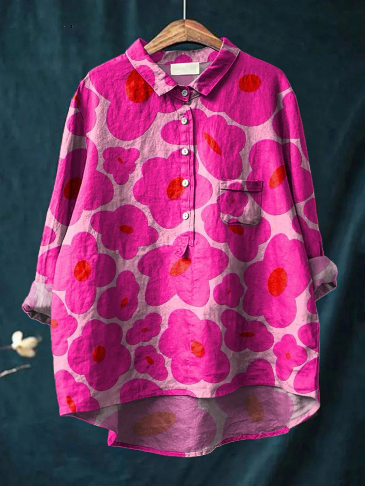 Mia - Casual Floral Shirt