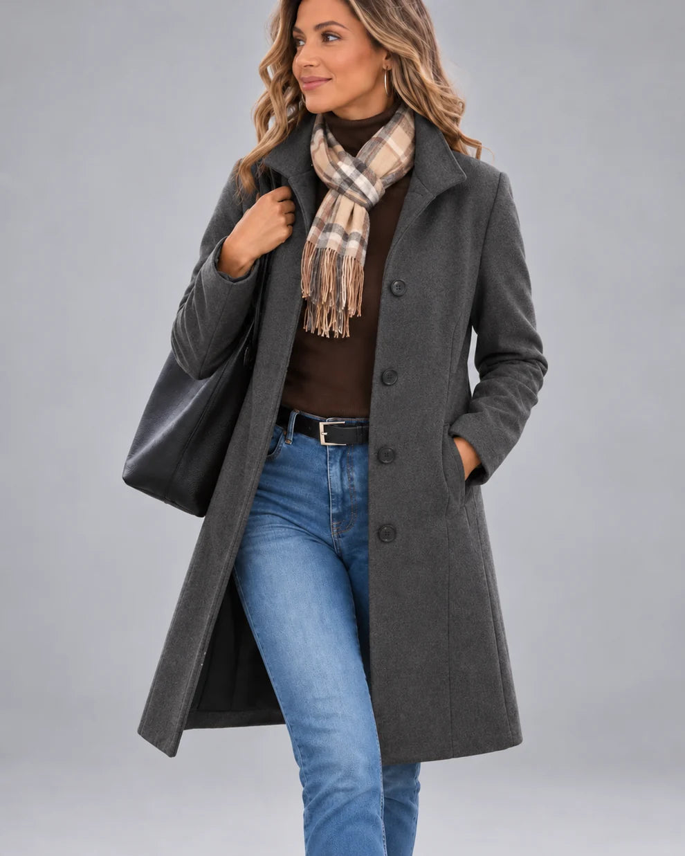 Lily™ | Elegant Classic Coat With Buttons