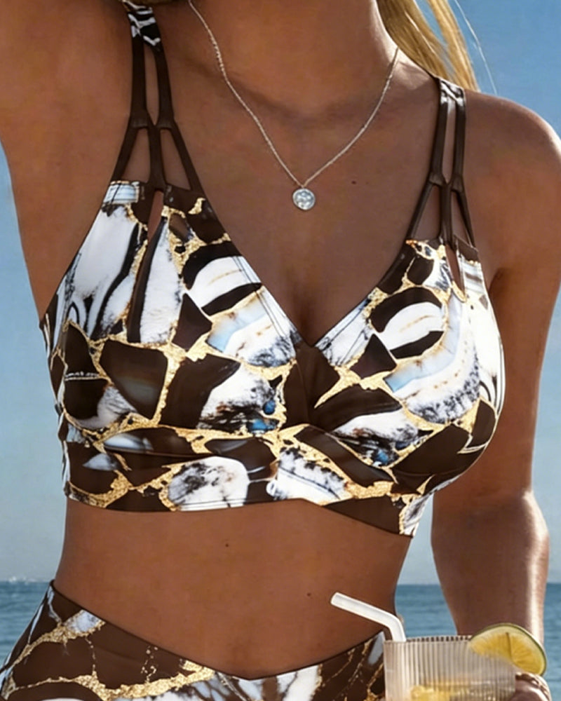Cutout Strap Bikini Designer