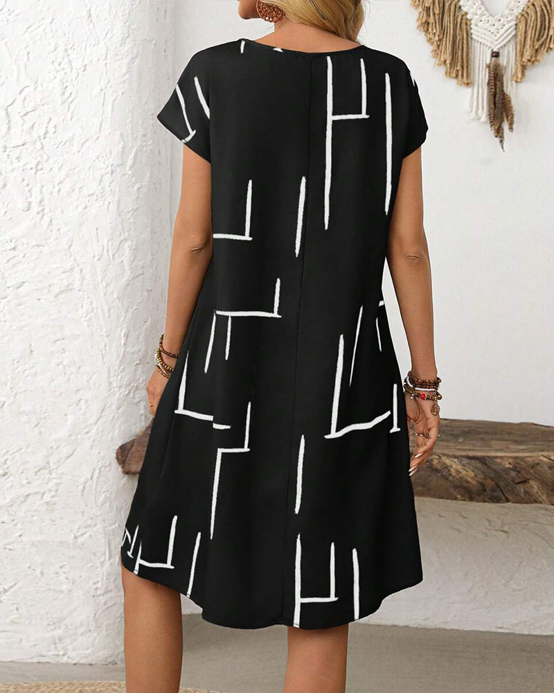 Emily™ | Belly-Flattering Striped Dress