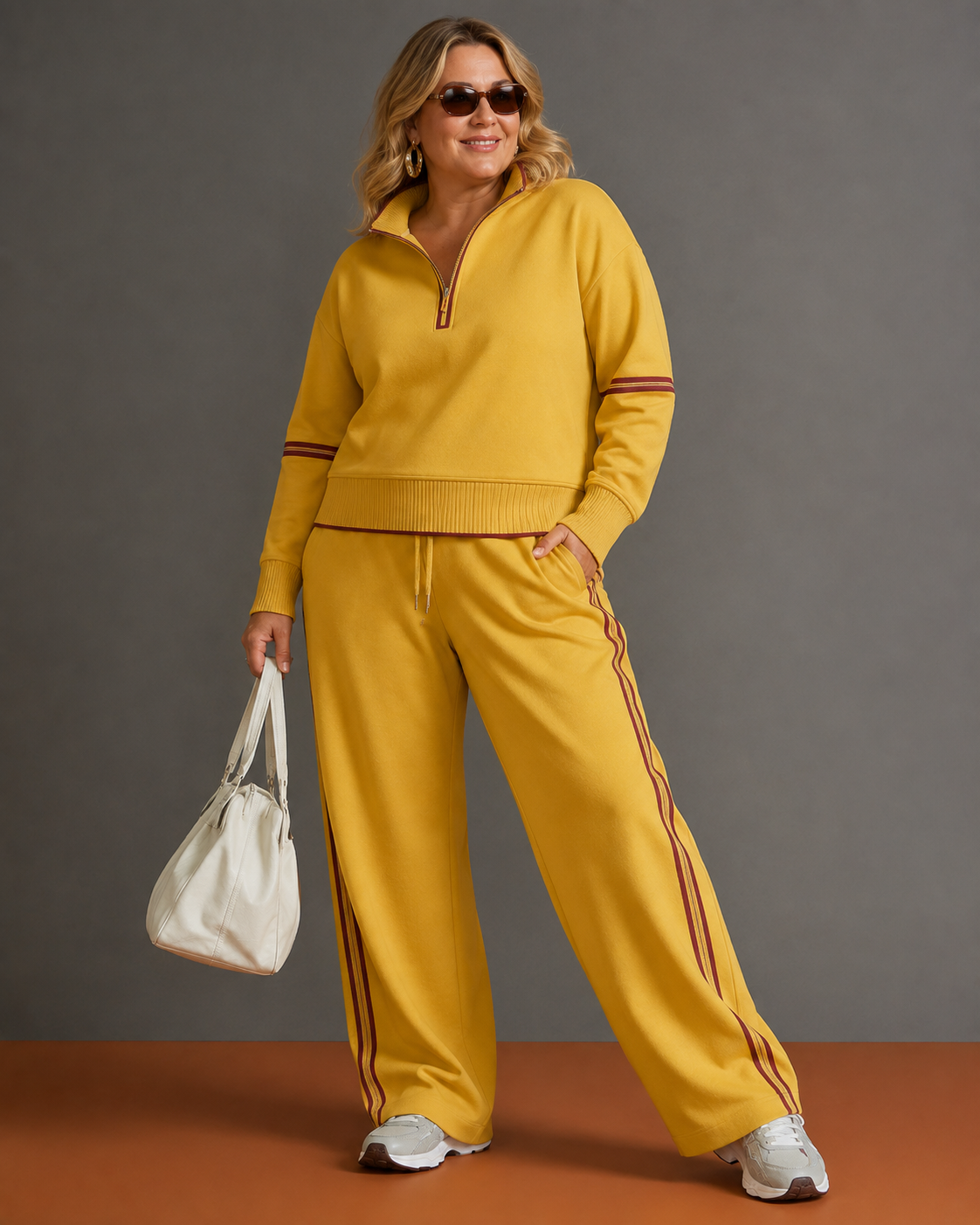 Kayla™ | Relaxed Two-Piece Zip-Up Lounge Set
