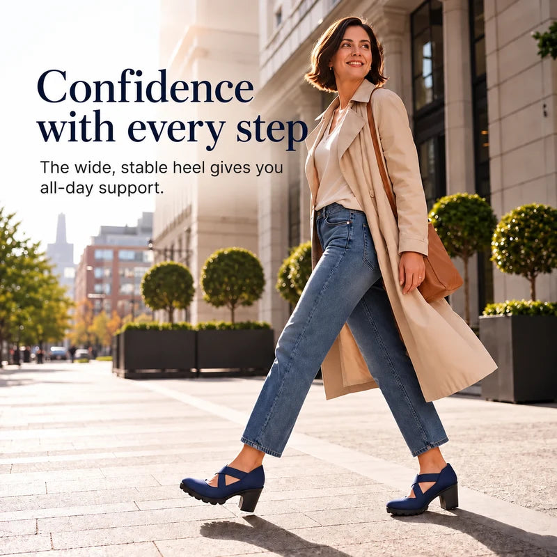 Patricia™ | Orthopedic Mary Jane Shoes with Block Heel