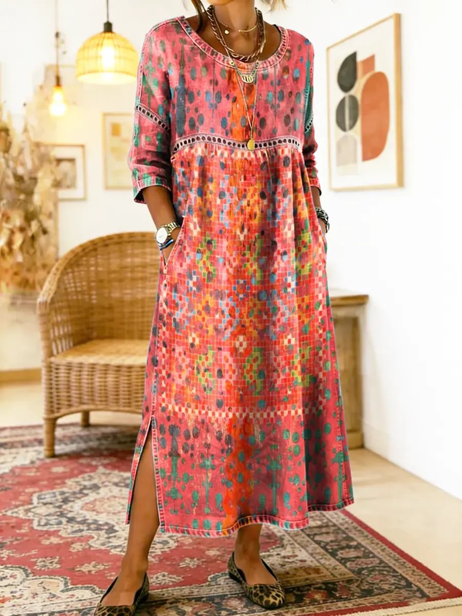 Francisca | Elegant Printed Dress