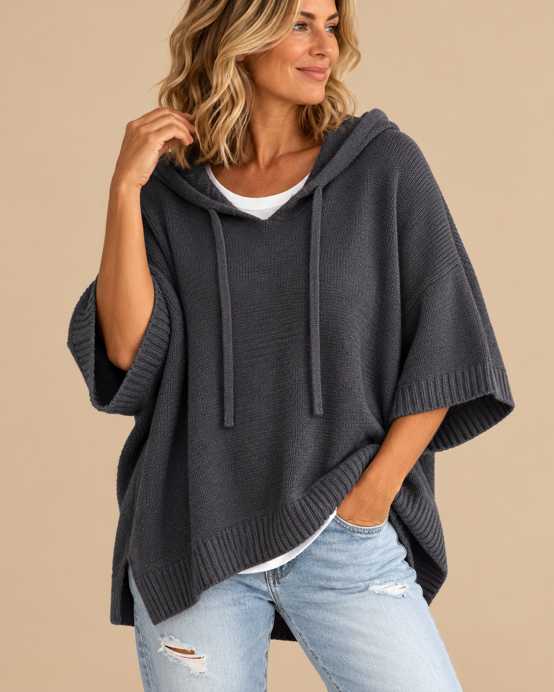 Patricia™ | Soft Hooded Poncho