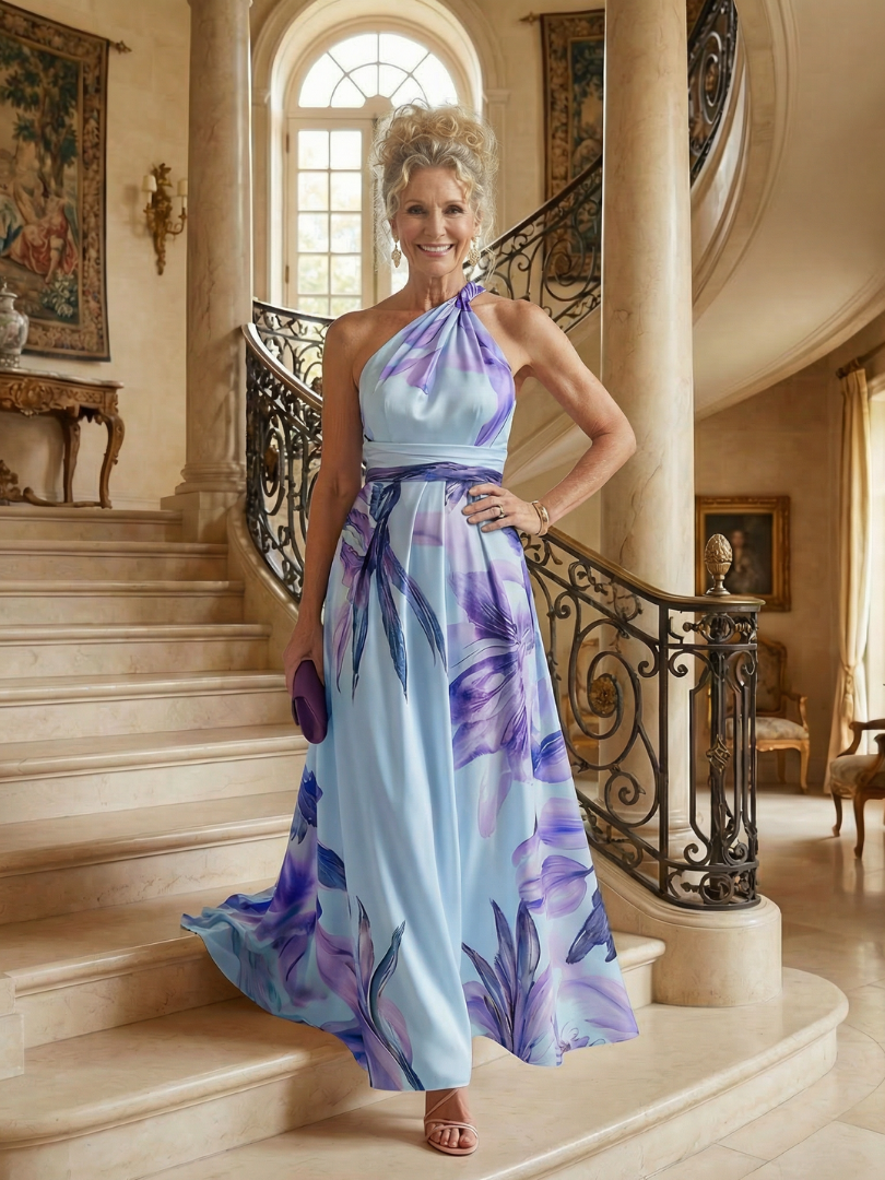 Rachel™ | Tummy-Flattering Floral Maxi Dress