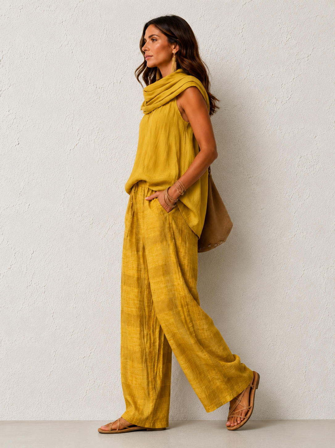 Comfortable and Elegant Natural Set Yellow