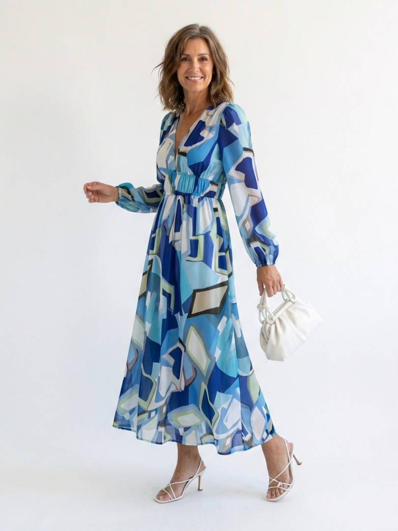 Althea™ | Tummy-Flattering Floral Maxi Dress