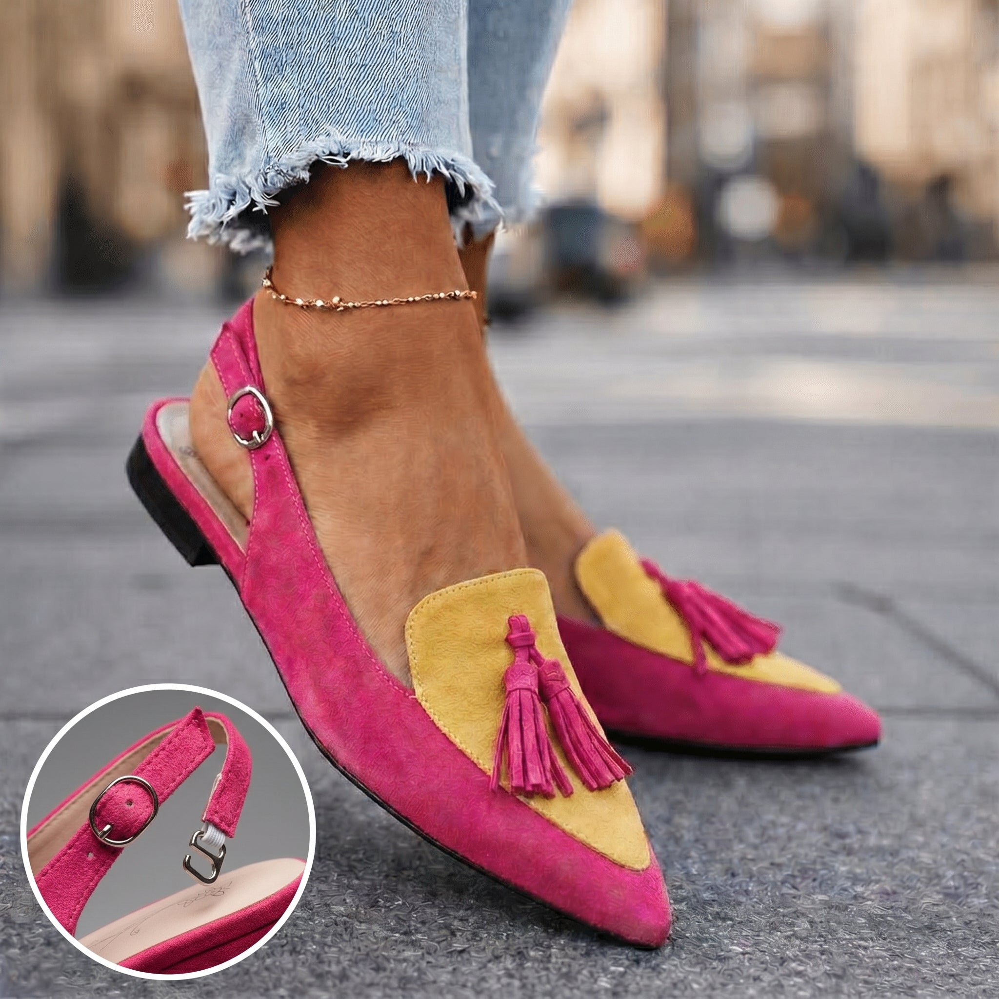 Lorena Sandals with Straps and Tassels