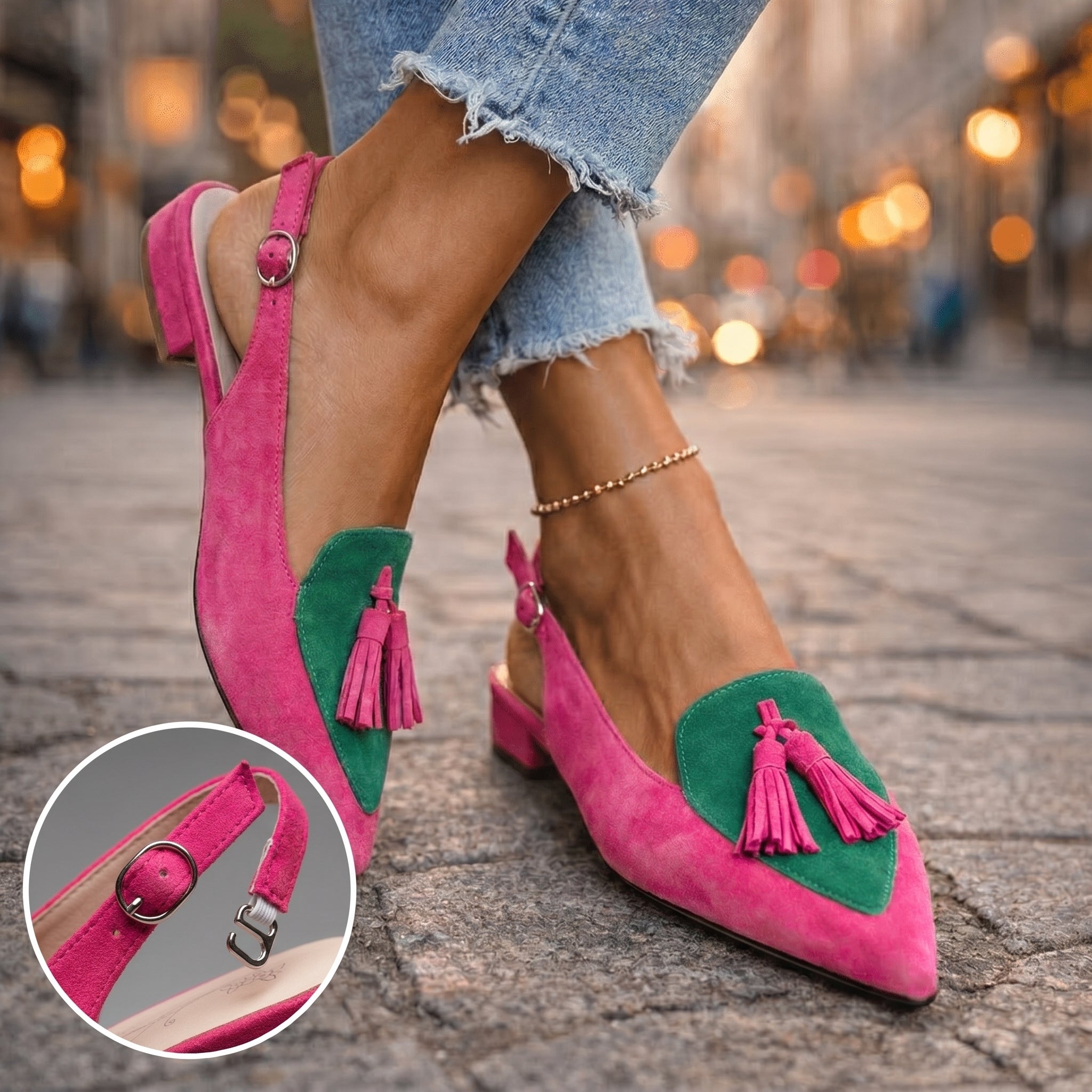 Lorena Sandals with Straps and Tassels