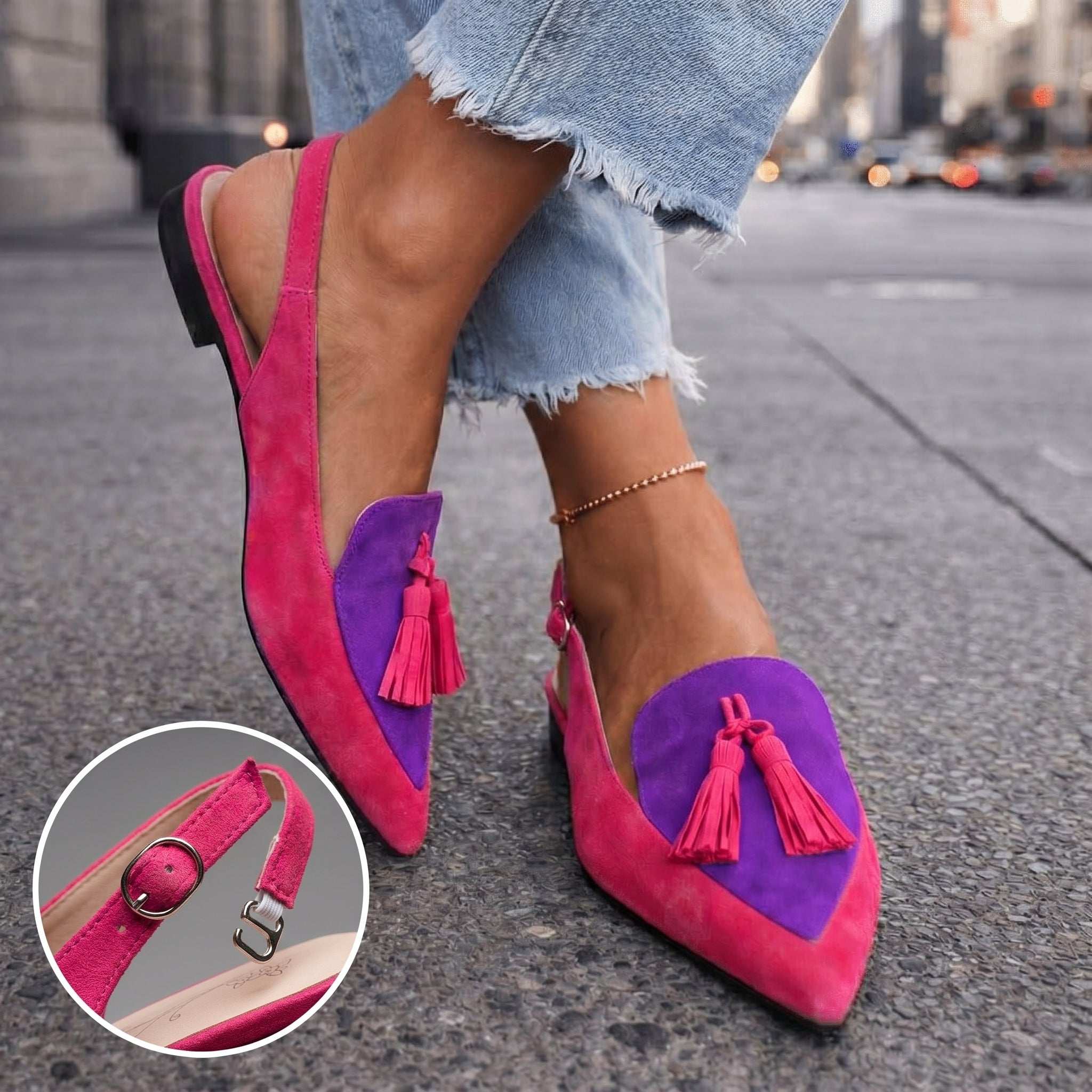 Lorena Sandals with Straps and Tassels