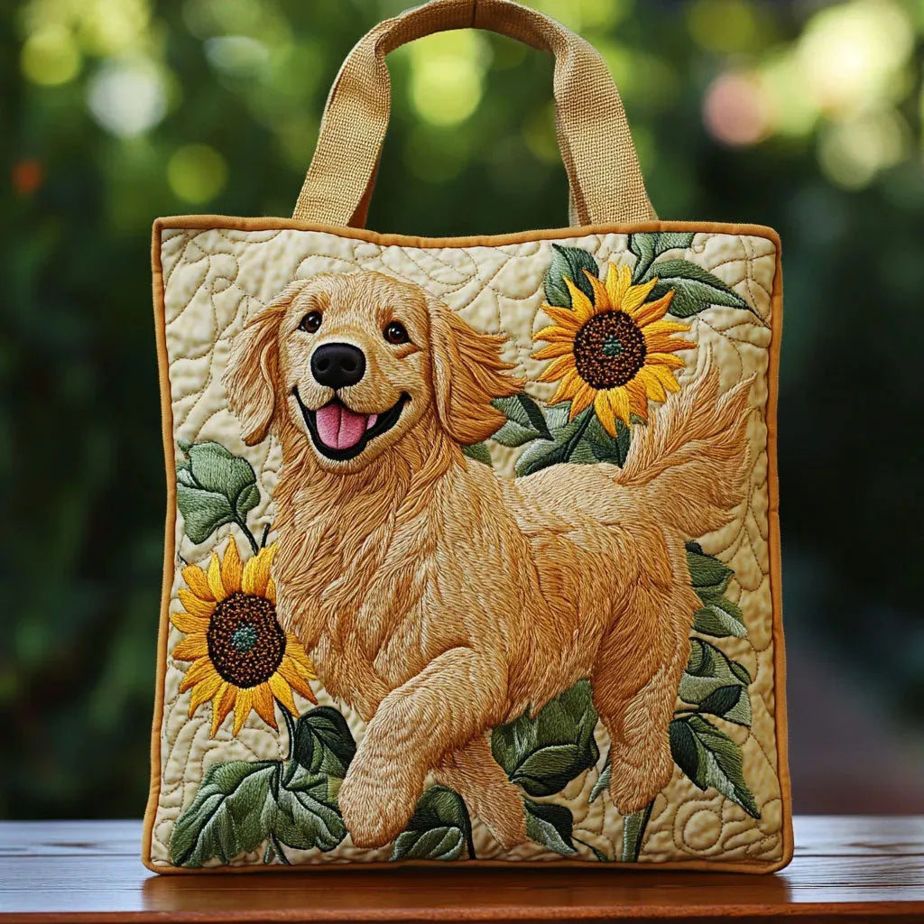 Golden Velvet Bag