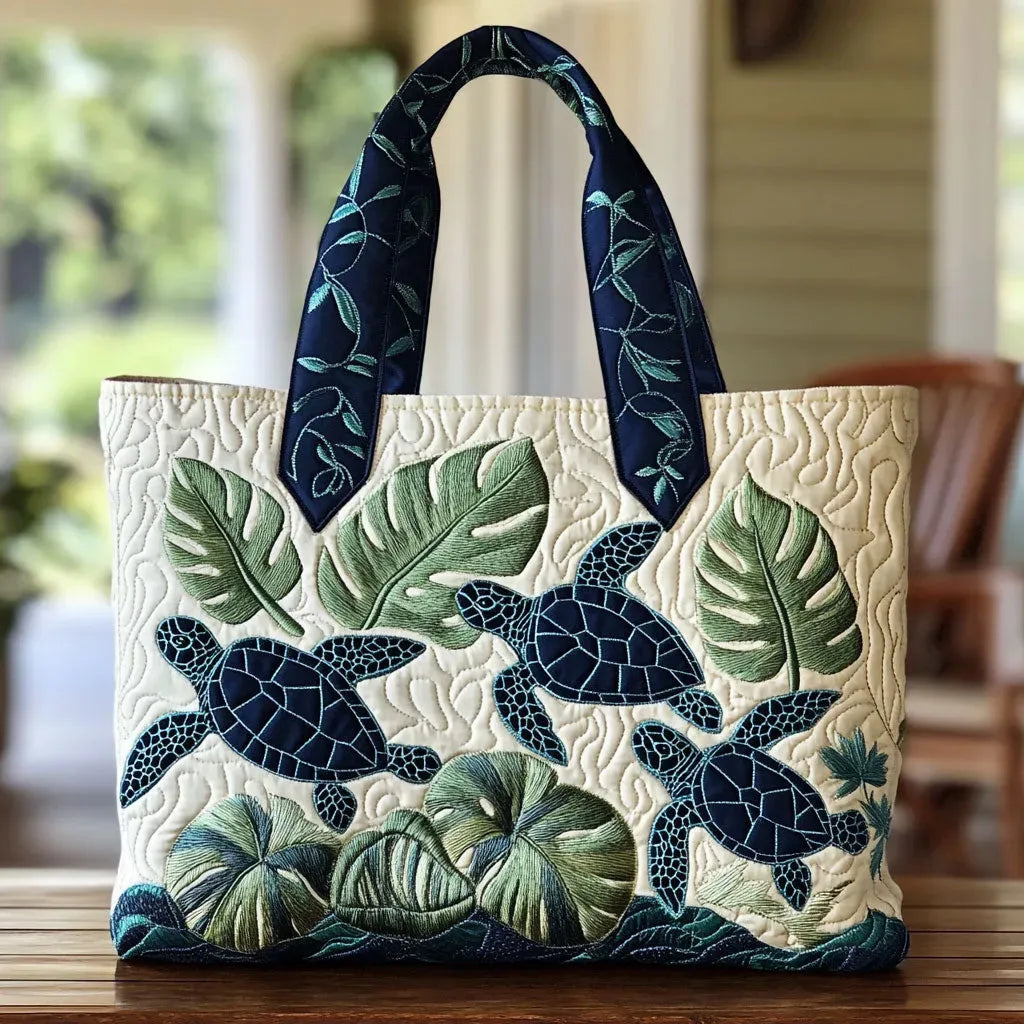 Artisan Tote Bag – Grace of the Sea Turtle