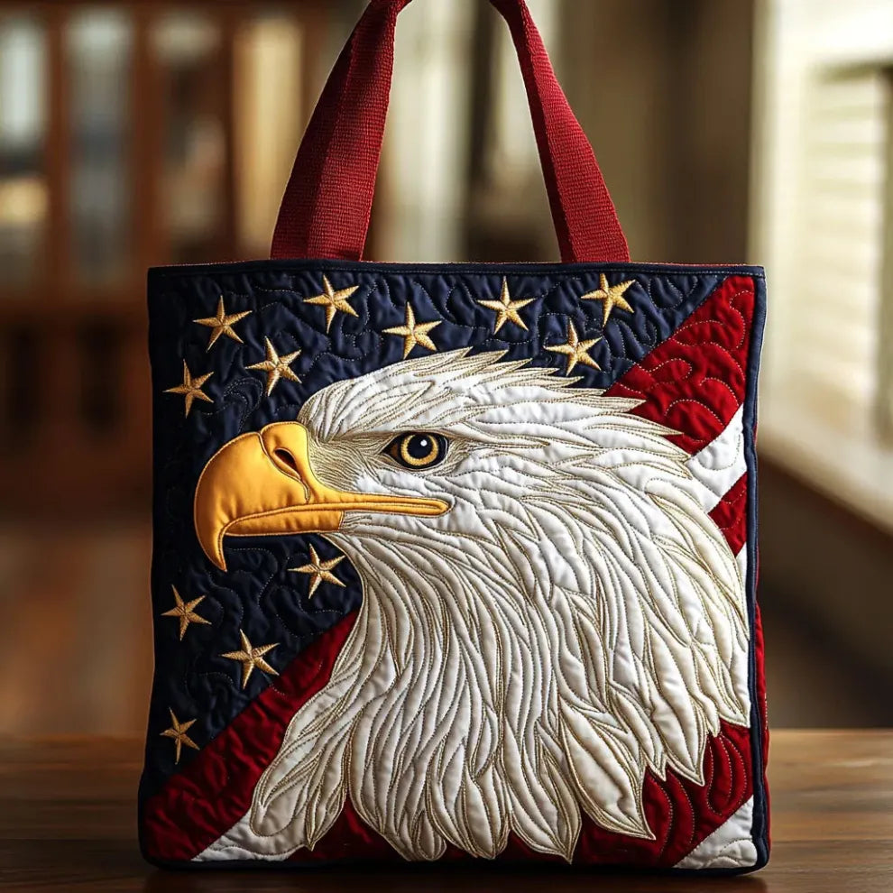 Freedom Eagle | Handmade Quilted Tote
