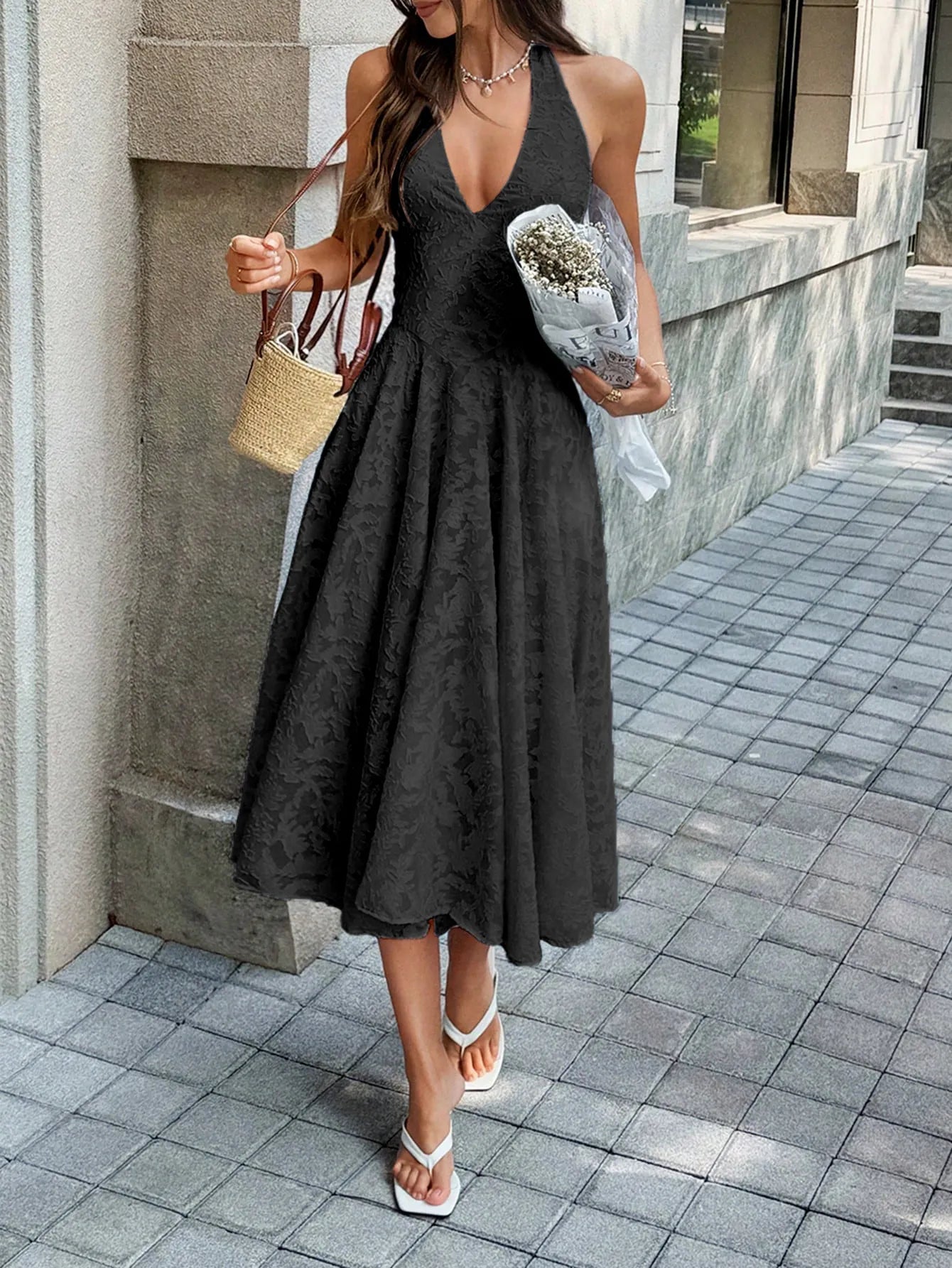Fold Line Dress