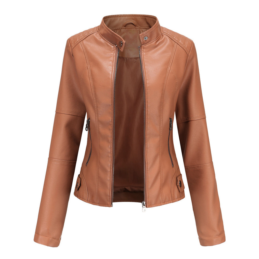 Paisley™ | Classic Fitted Leather Jacket 3