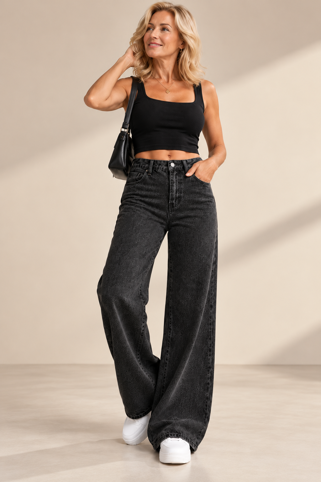 Deborah™ | High Waist Jeans with Wide Legs