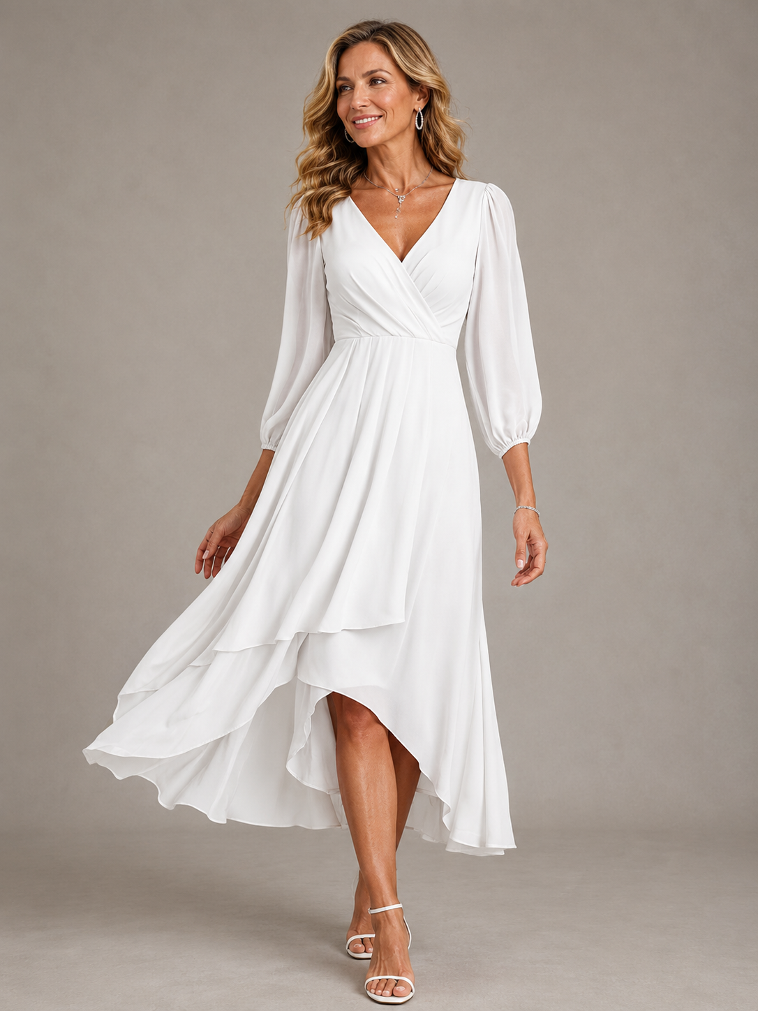Lottie | Elegant V-Neck Maxi Dress