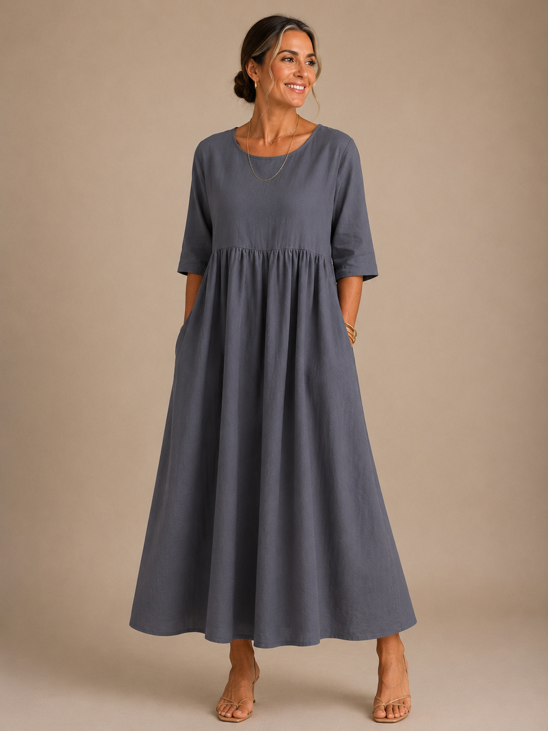 Estella™ | Flattering Everyday Tummy Flattering Dress