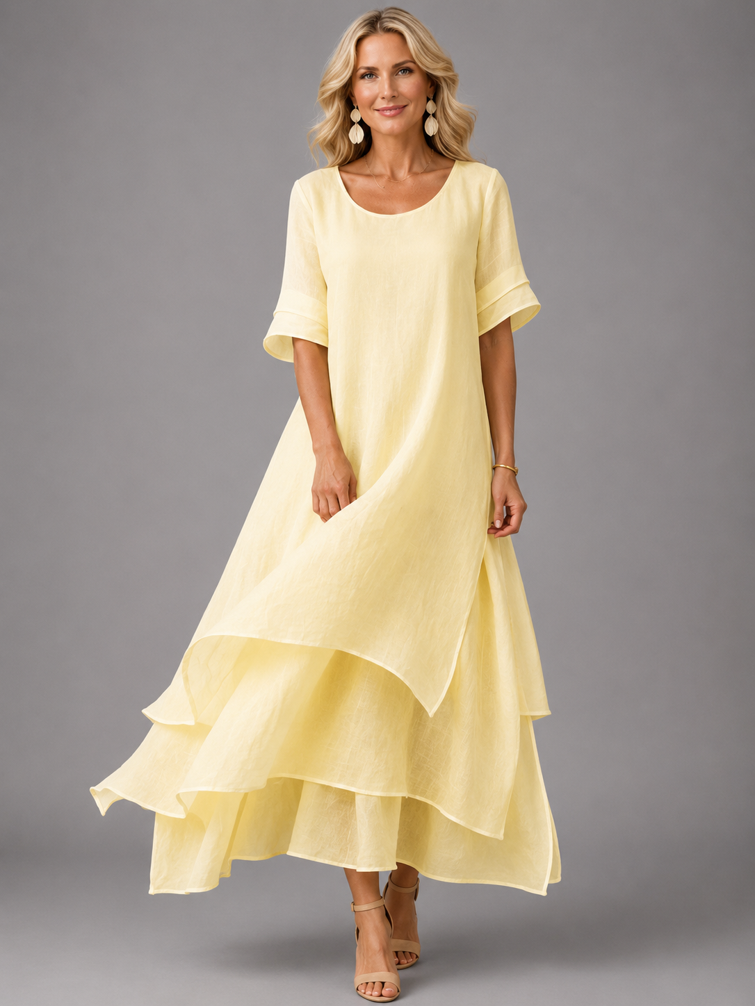 April | Flowing Grace Maxi Dress