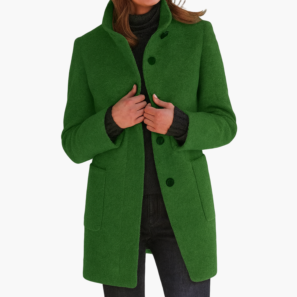 Hazel™ | Elegant Classic Coat With Buttons 6