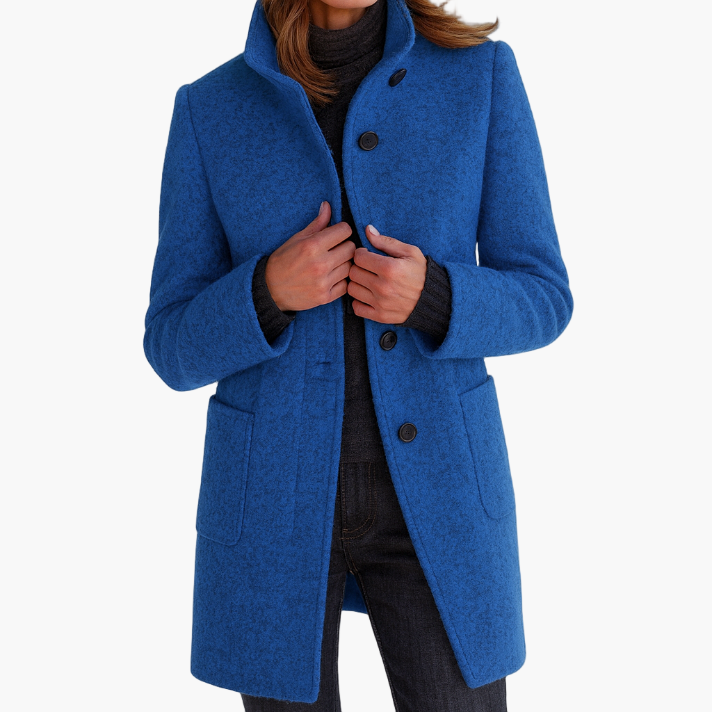 Hazel™ | Elegant Classic Coat With Buttons 7
