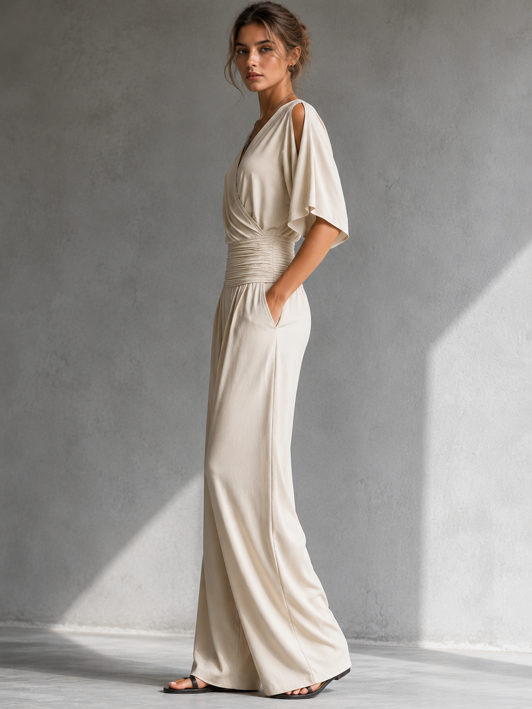 Lily™ | Elegant Jumpsuit With Wide Legs 3