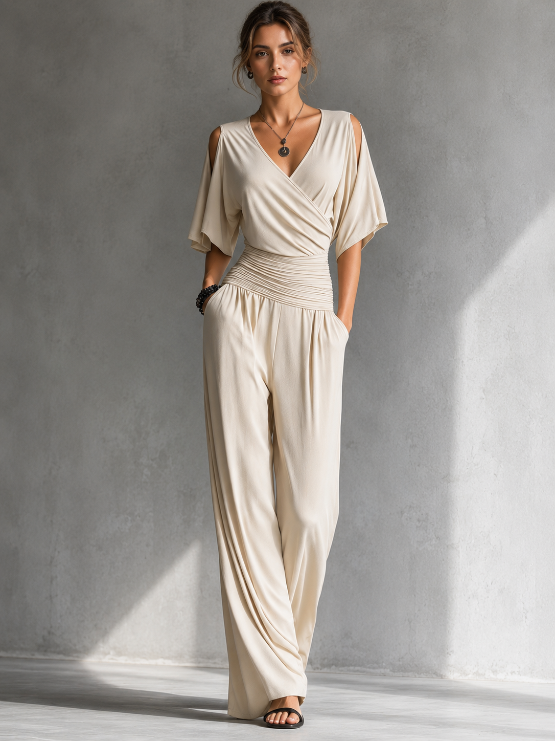 Lily™ | Elegant Jumpsuit With Wide Legs