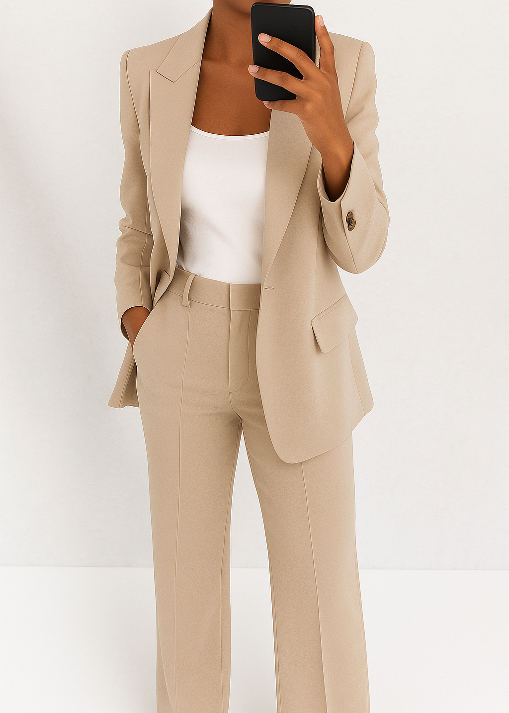 Deborah™ | Tailored Two-Piece Coat Suit with Blazer 3
