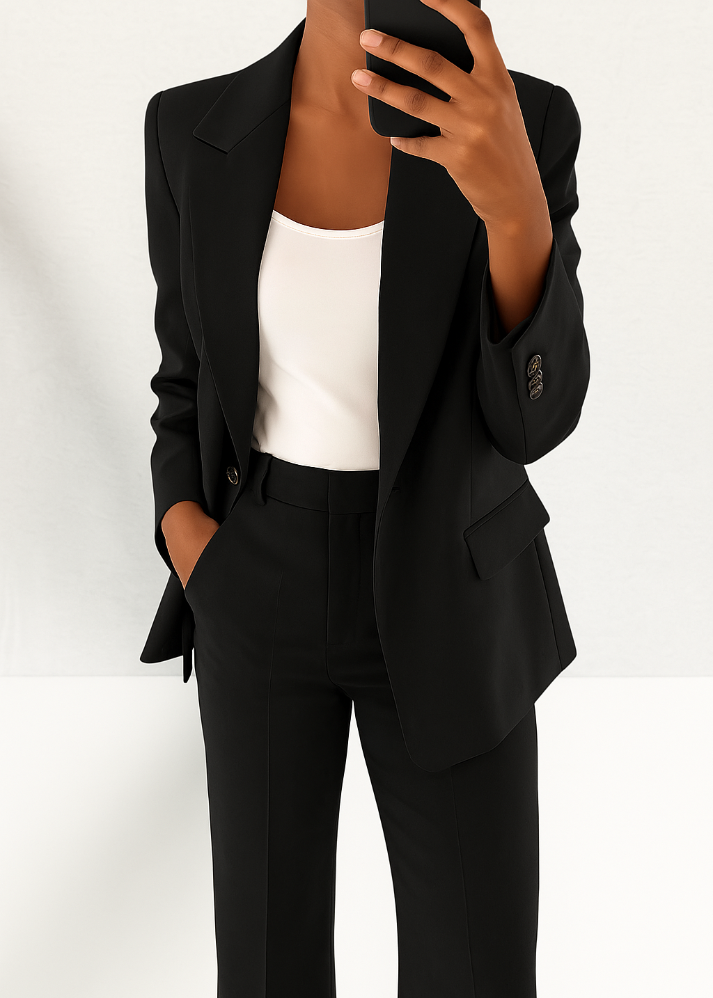 Deborah™ | Tailored Two-Piece Coat Suit with Blazer 6