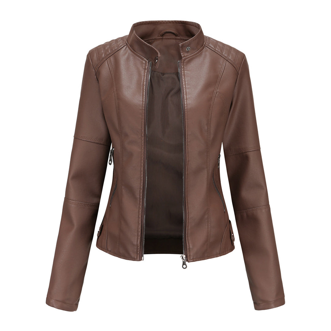 Paisley™ | Classic Fitted Leather Jacket 5