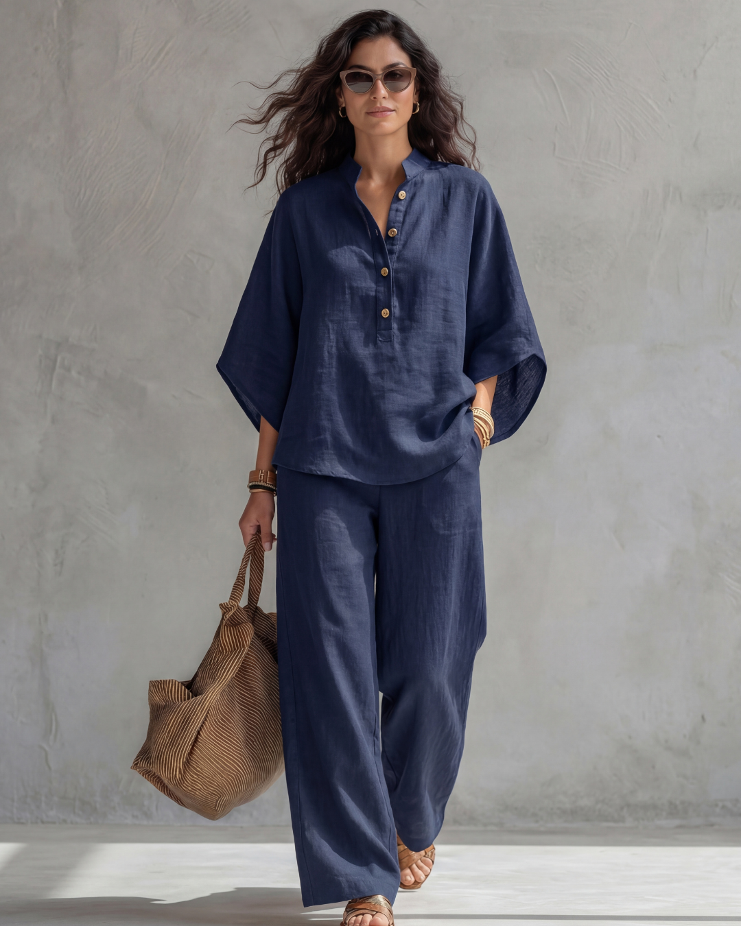 Sophie | Complete set with button-up blouse