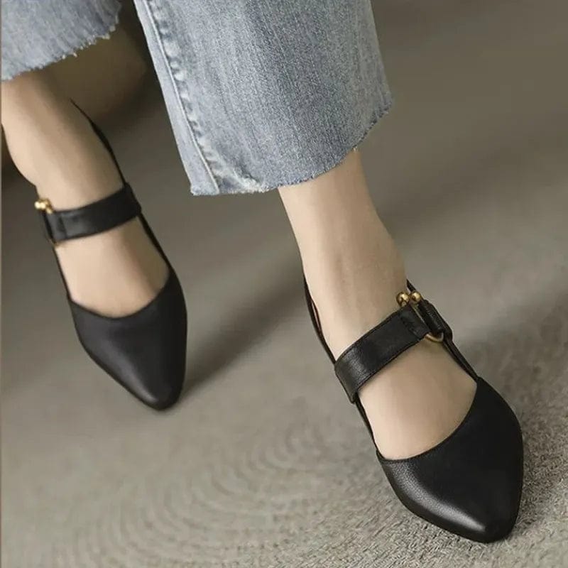 Elaine™ | Orthopedic Pumps with Pointed Toe and Block Heel 4