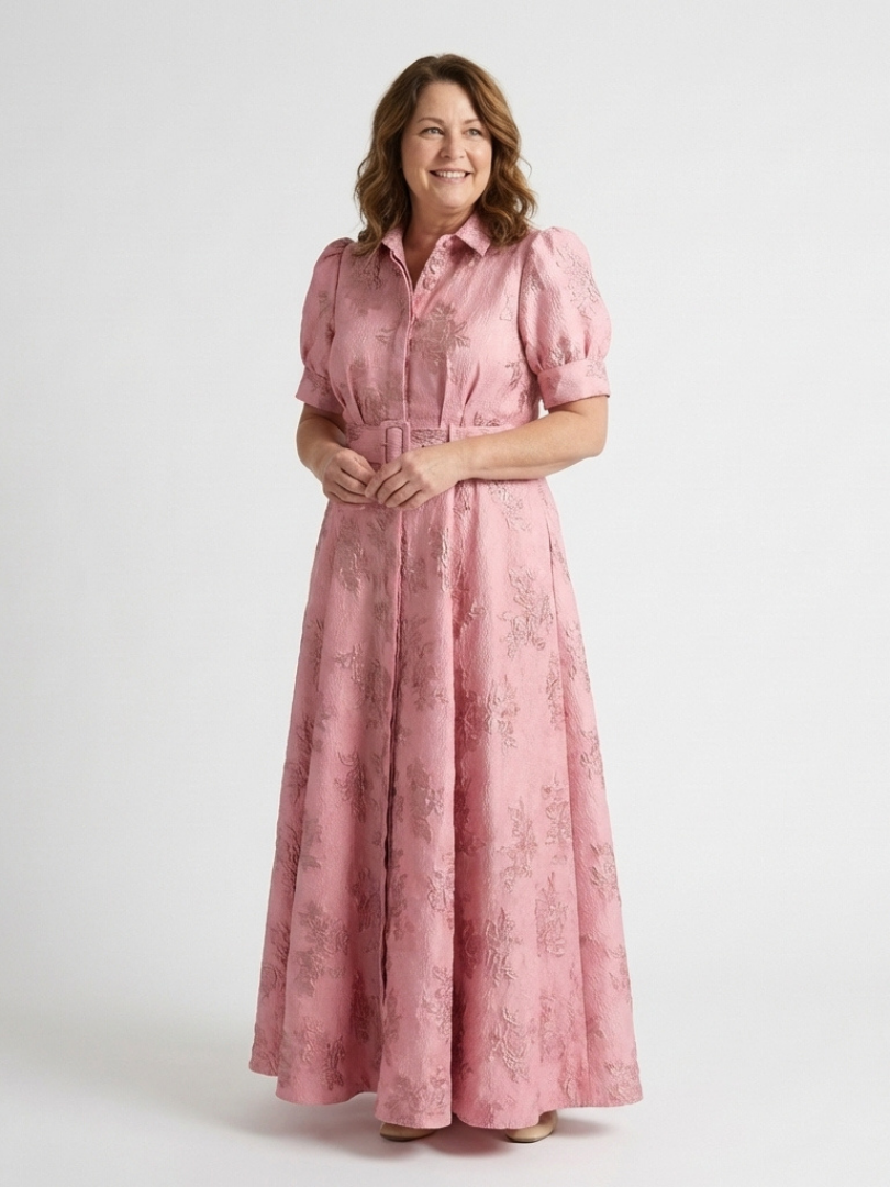 Xanthea™ | Tummy-Flattering Floral Maxi Dress