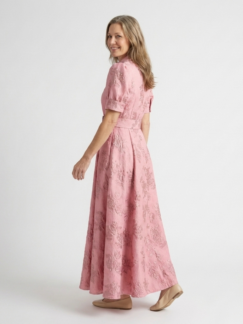 Xanthea™ | Tummy-Flattering Floral Maxi Dress