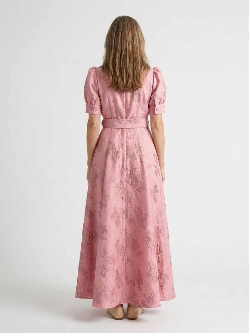 Xanthea™ | Tummy-Flattering Floral Maxi Dress
