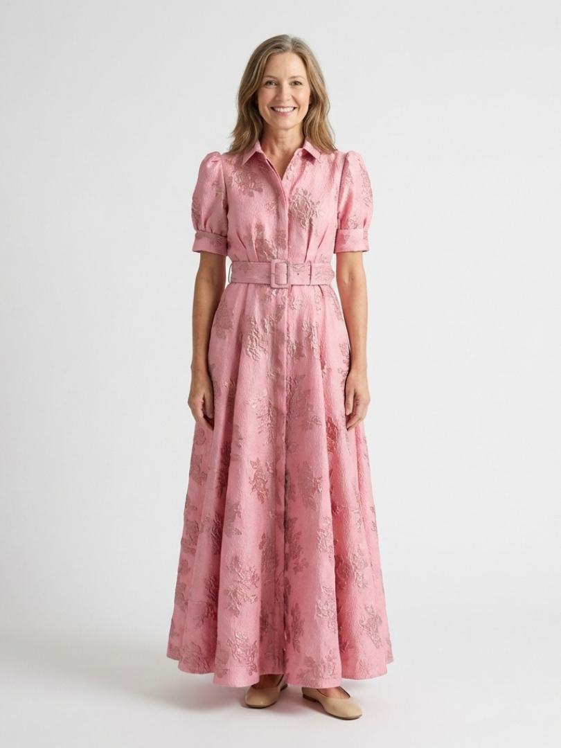 Xanthea™ | Tummy-Flattering Floral Maxi Dress