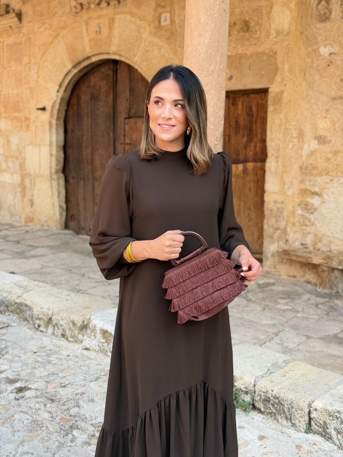 Nancy™ | Elegant Tummy-Control Chiffon Maxi Dress 3