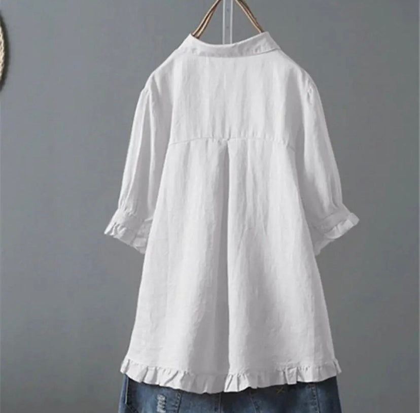 ANNA | Everyday Ruffle Top