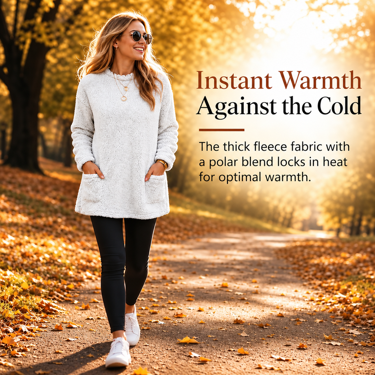 Karen™ | Warm Fleece Pullover with Large Front Pockets (1+1 FREE)