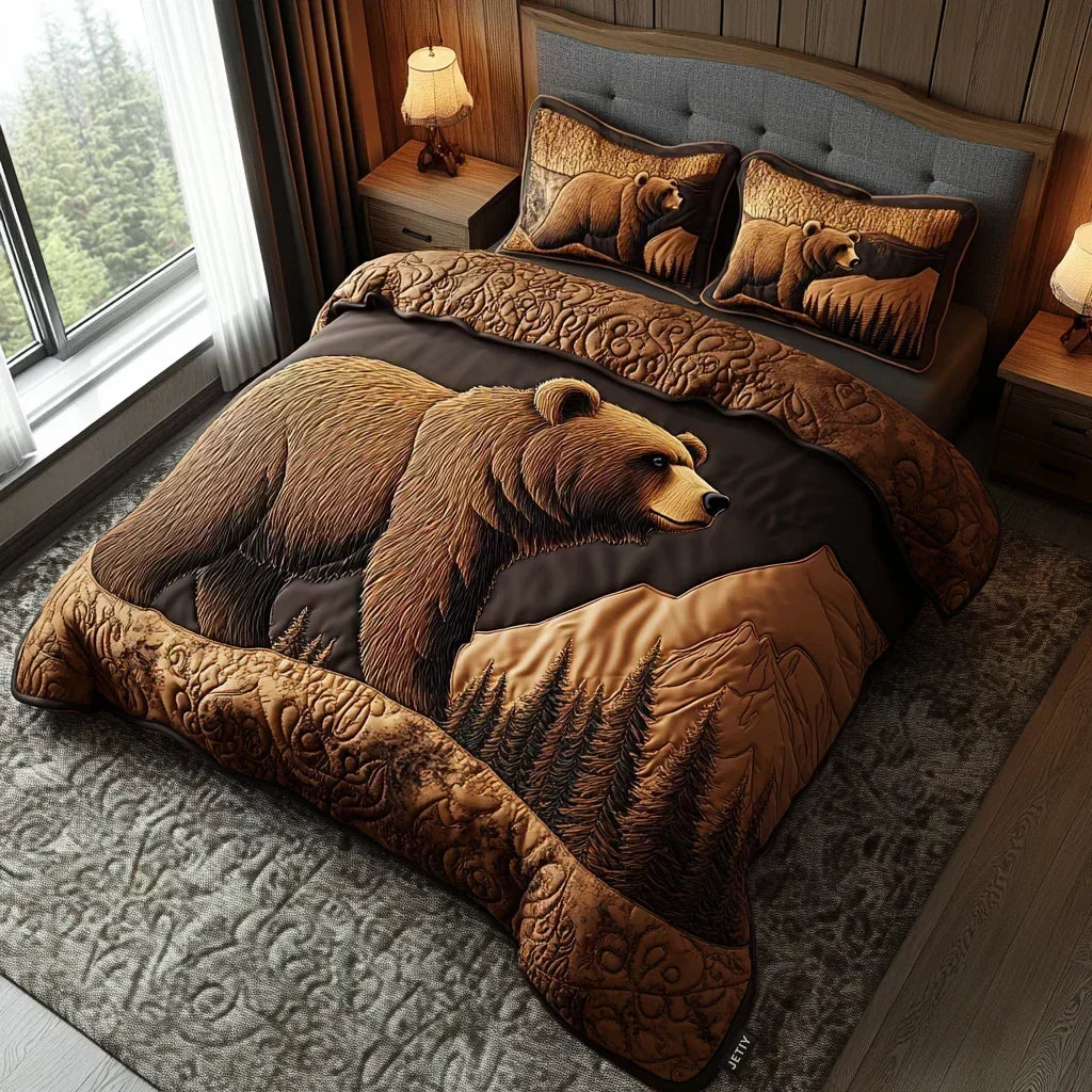 Quilt Set Matelassé 3 Pieces – Wild Paths