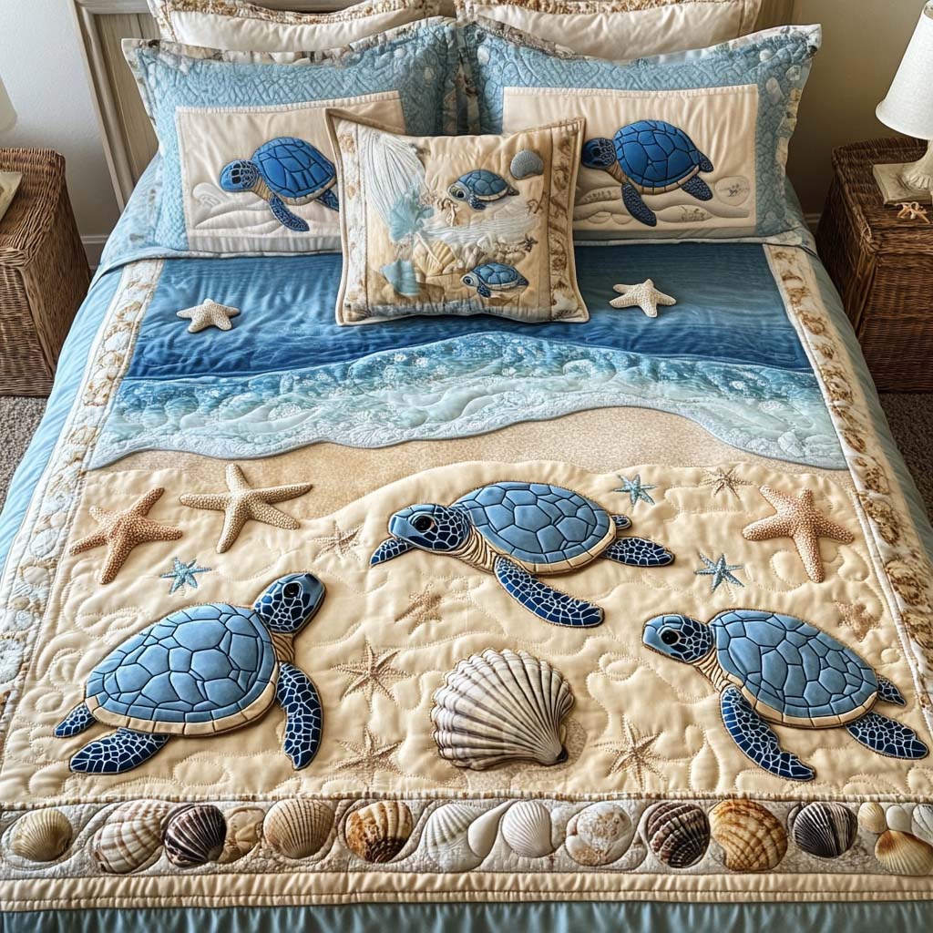 3-Piece Mattress Set – Sea Turtles