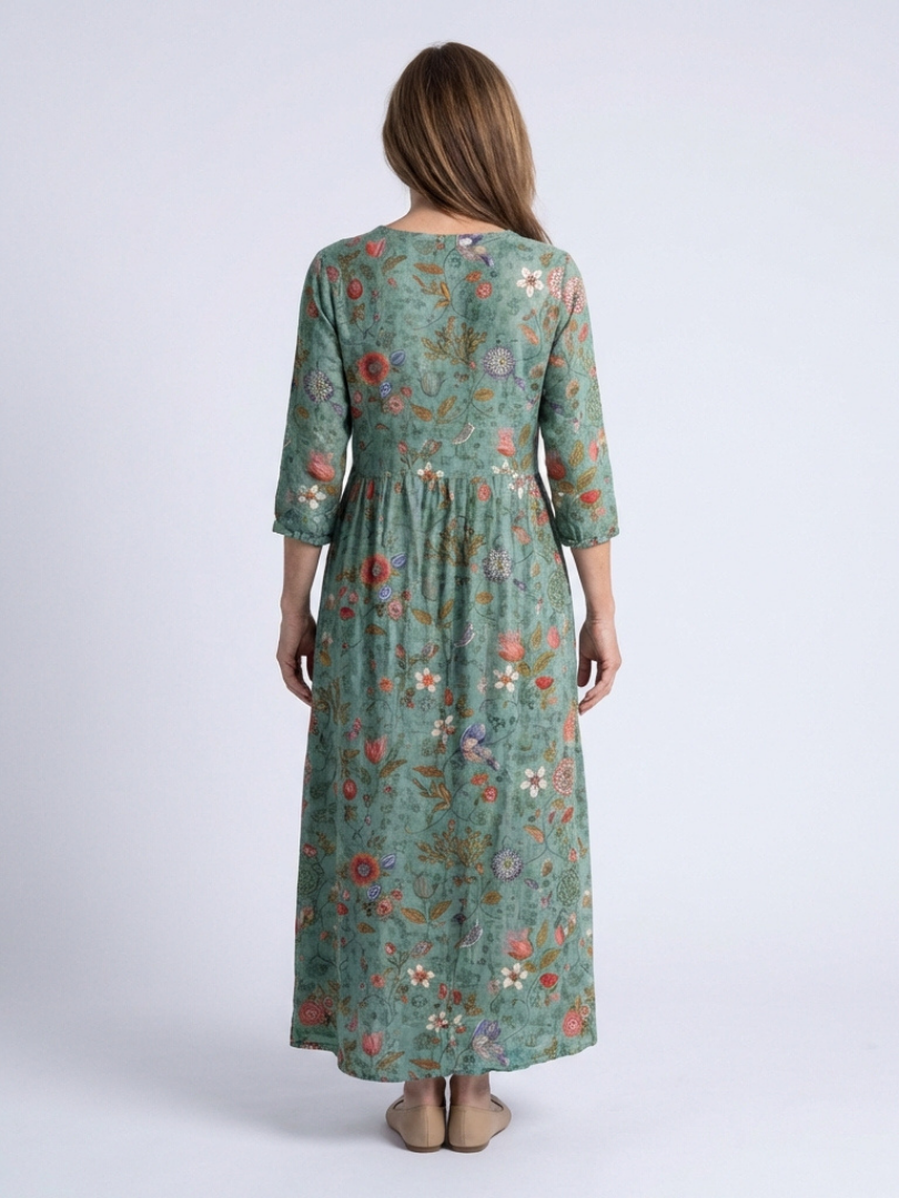 Marina™ | Tummy-Flattering Floral Maxi Dress