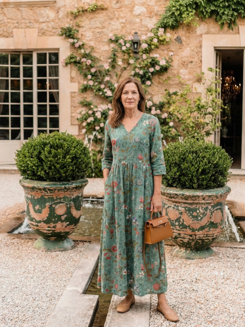 Marina™ | Tummy-Flattering Floral Maxi Dress