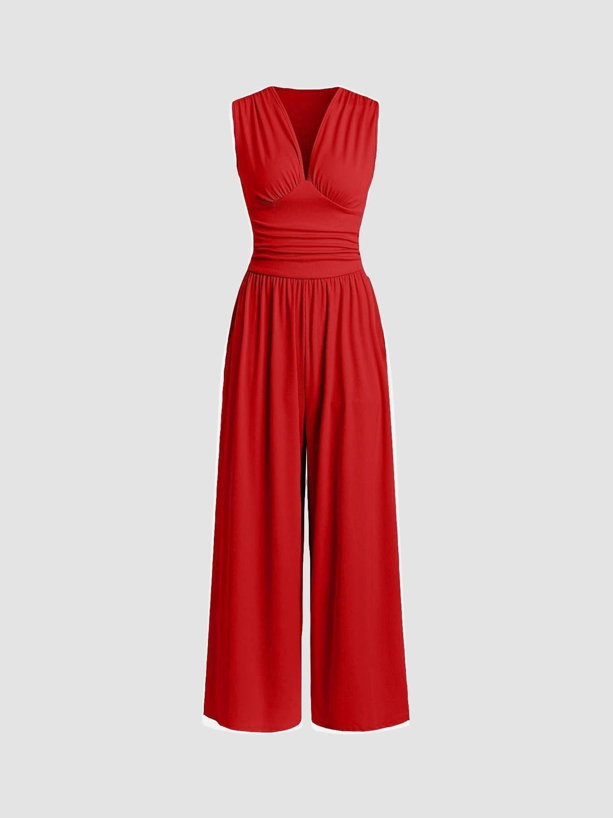 Zoe | Striped Sleeveless Jumpsuit