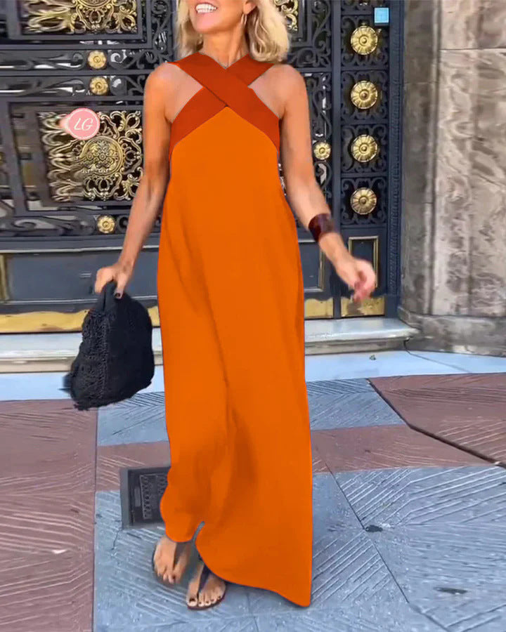 Delphine™ | Cross-Over Dress