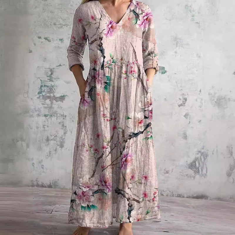 Iris™ | Tummy-Flattering Floral Summer Dress