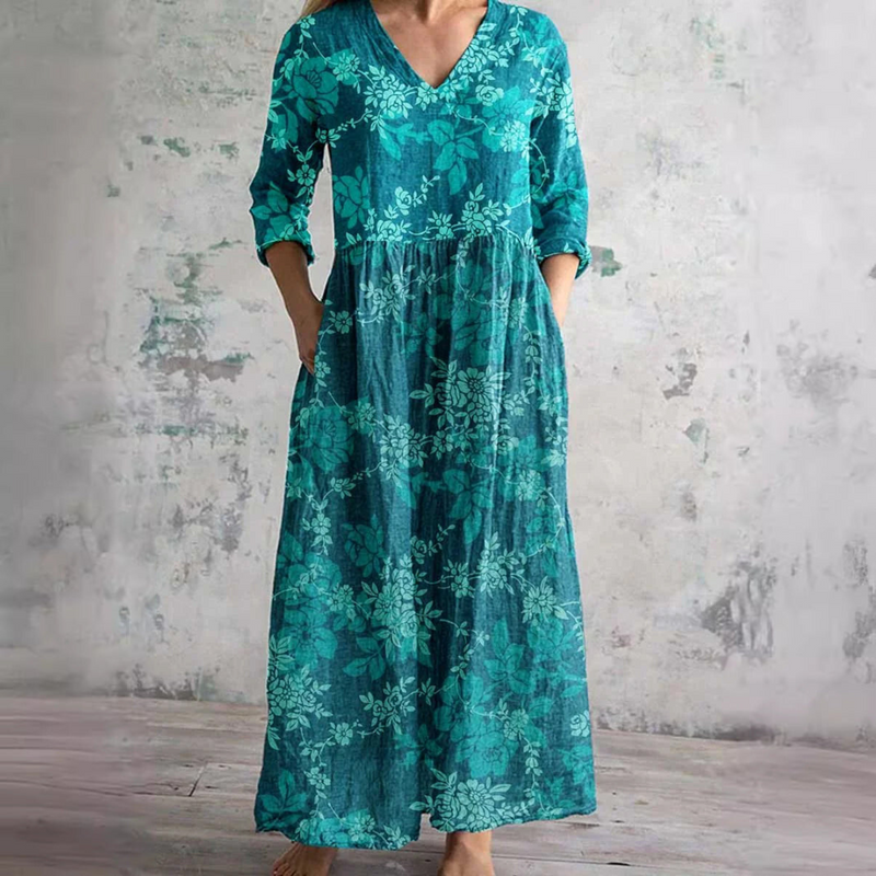 Daphne™ | Tummy-Flattering Floral Summer Dress