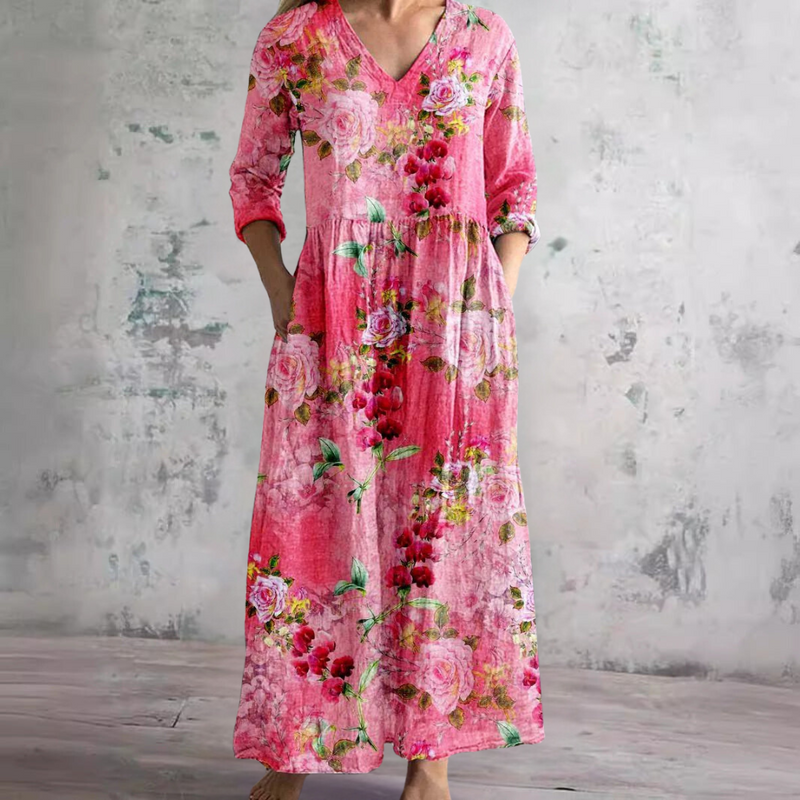 Lola™ | Tummy-Flattering Floral Summer Dress