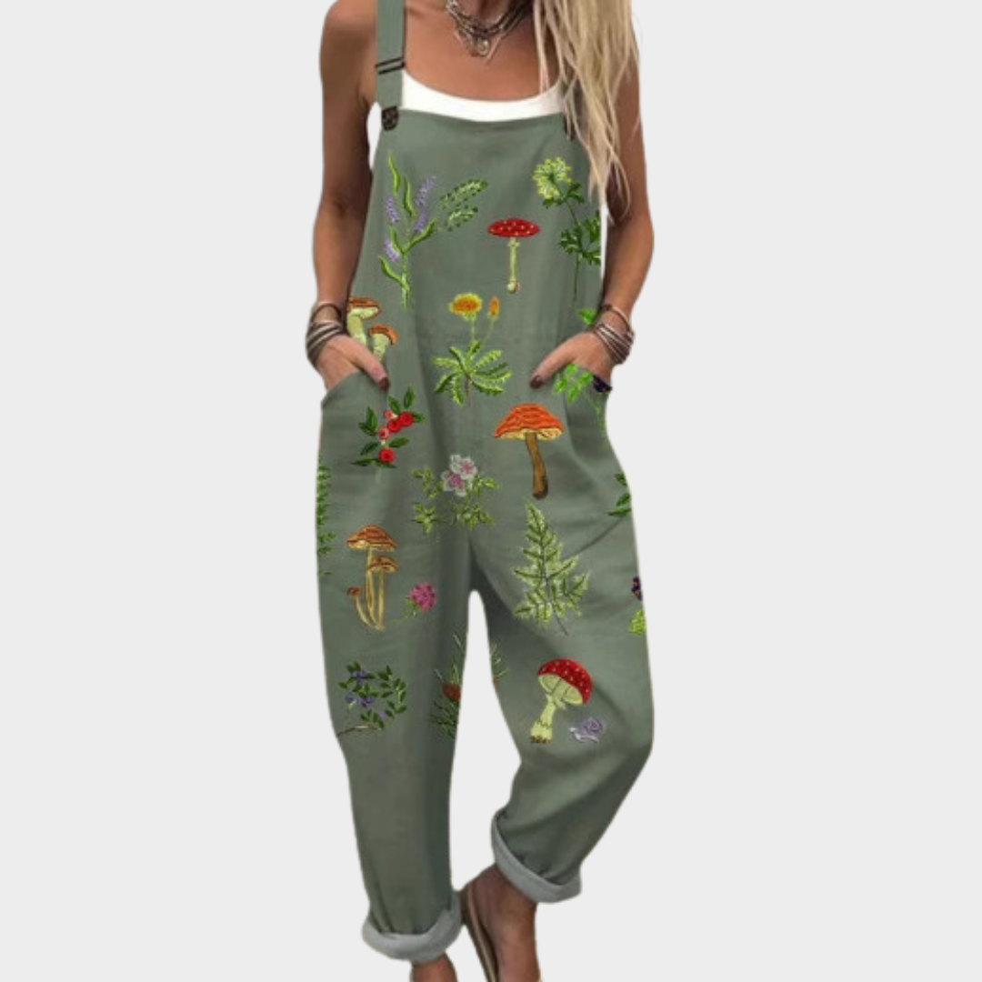 Comfortable Printed Jumpsuit